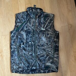 MEN’s Banded Camo Primaloft Zipper Vest